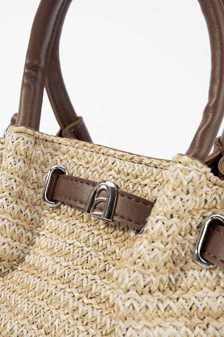Pletená crossbody kabelka