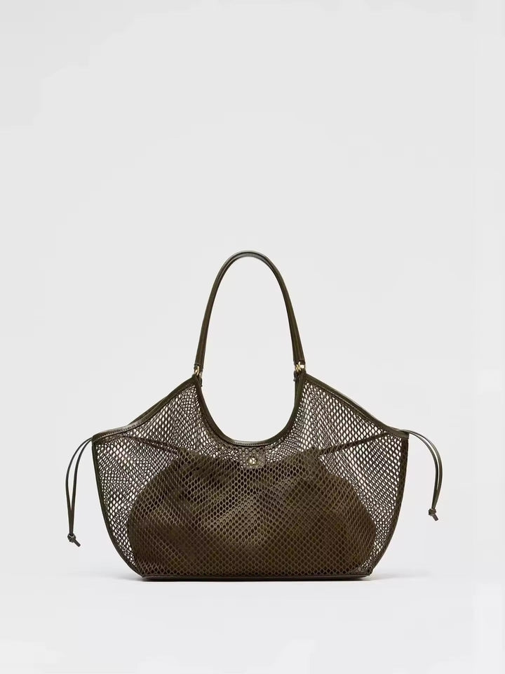 Sieťovaná shopper tote kabelka