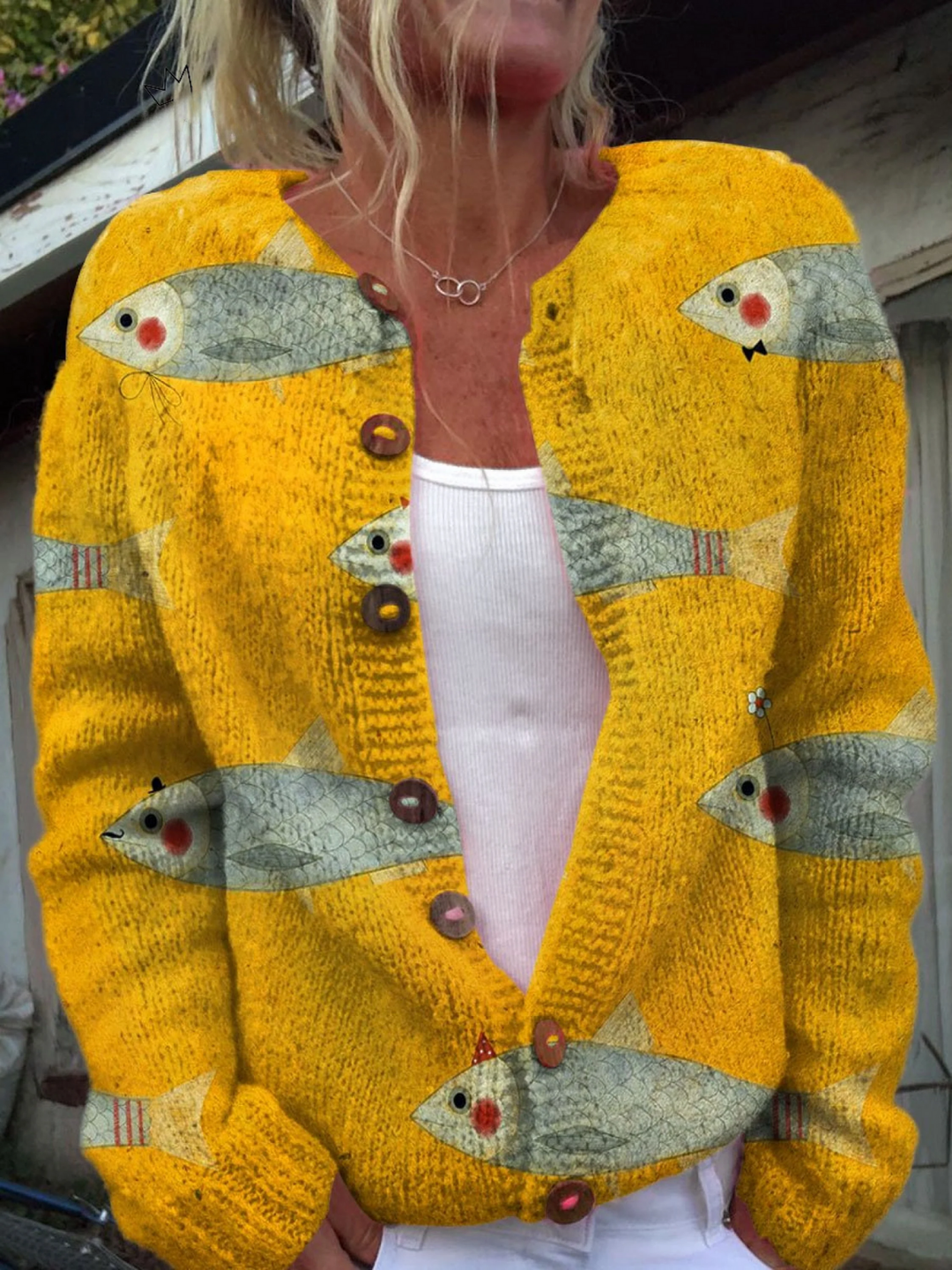 Anouk™ | Sweter Kardigan w Stylu Vintage