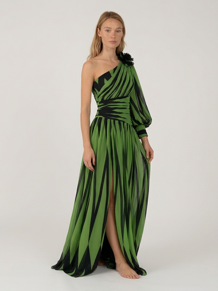 Linda | Elegantné šaty na jedno rameno