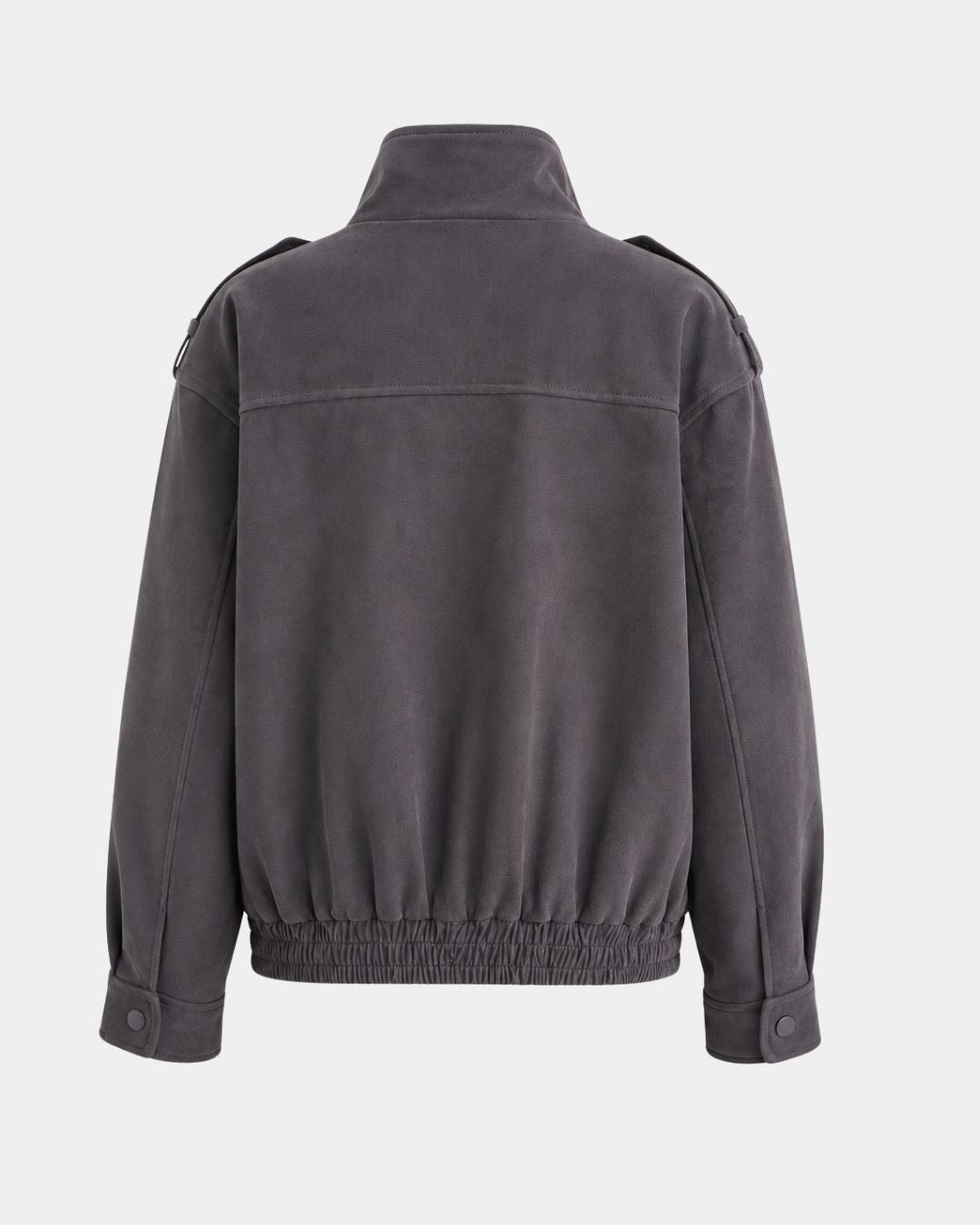 Moderná bomber bunda s vysokým golierom