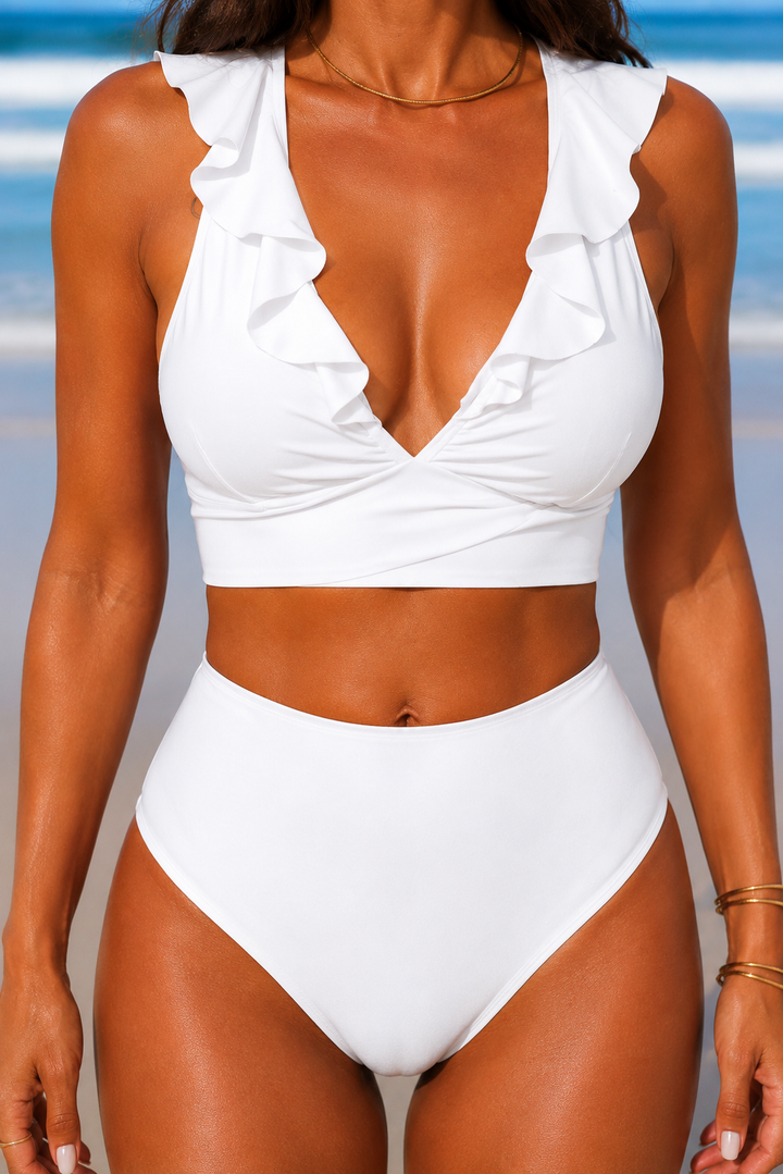 Tvarujúce bikiny s volánmi