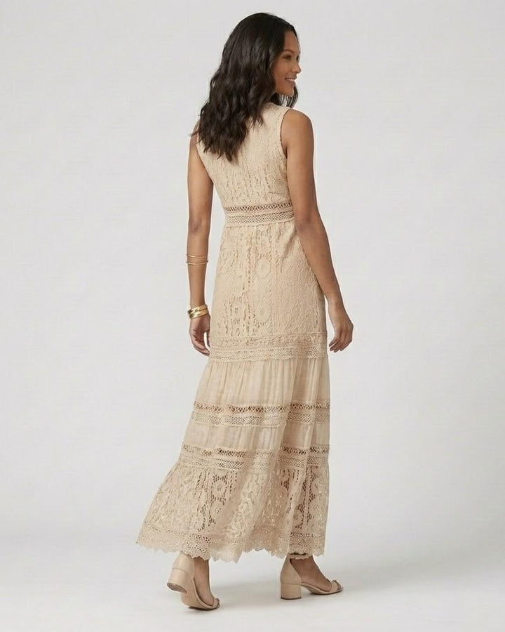Milica | Boho maxi šaty s výstrihom do V