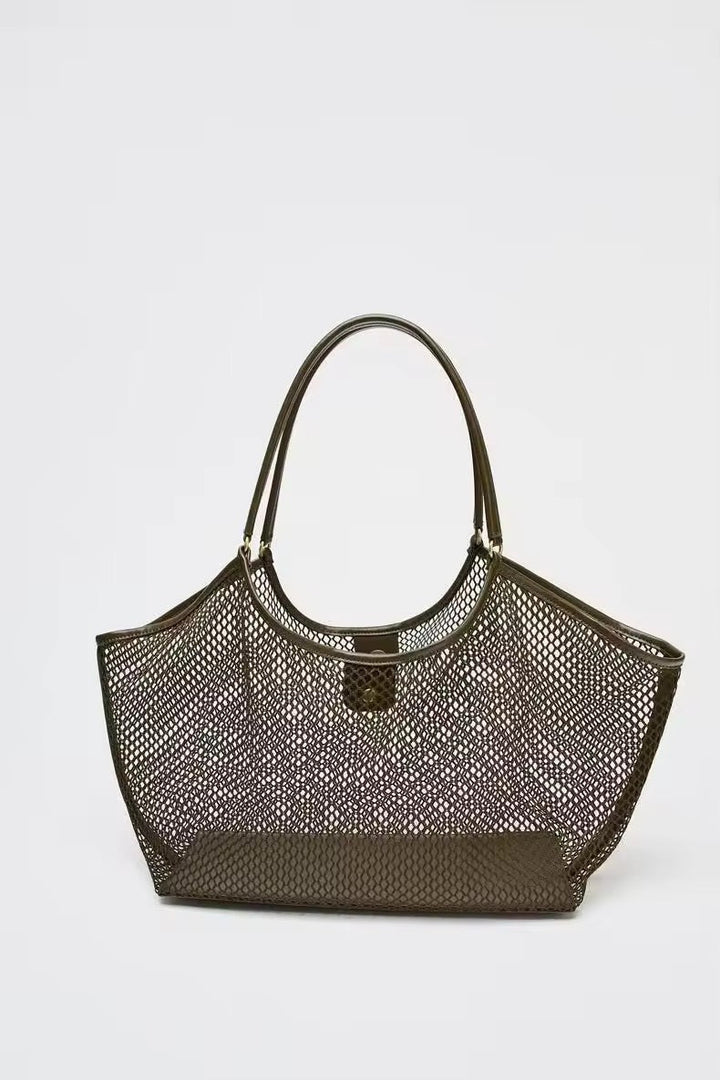 Sieťovaná shopper tote kabelka