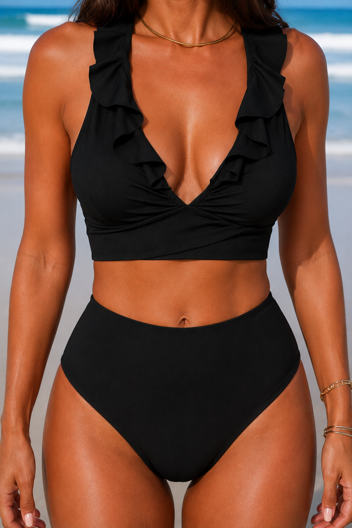 Tvarujúce bikiny s volánmi