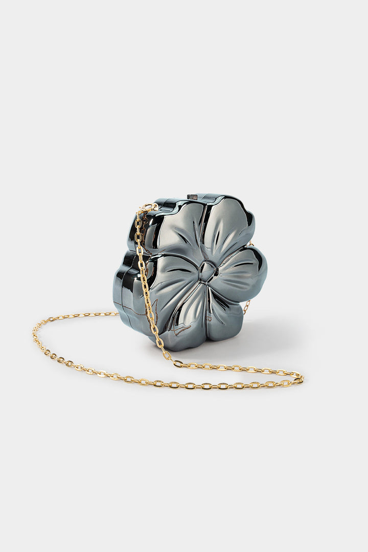 Kvetinová crossbody kabelka s retiazkou