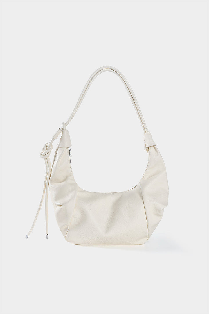 Crossbody kabelka z umelej kože so zipsom
