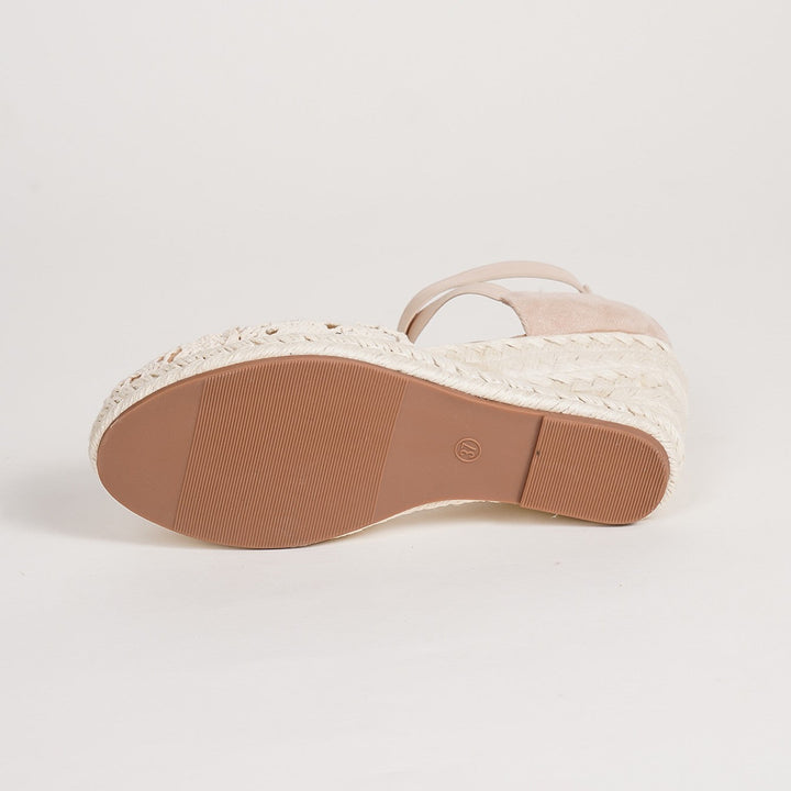 Čipkované espadrilky na kline
