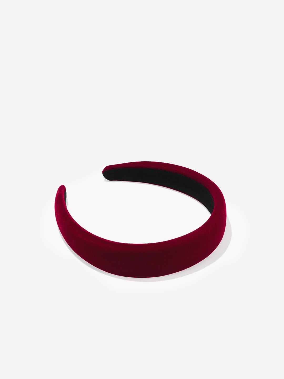 Minimalistická vintage zamatová čelenka