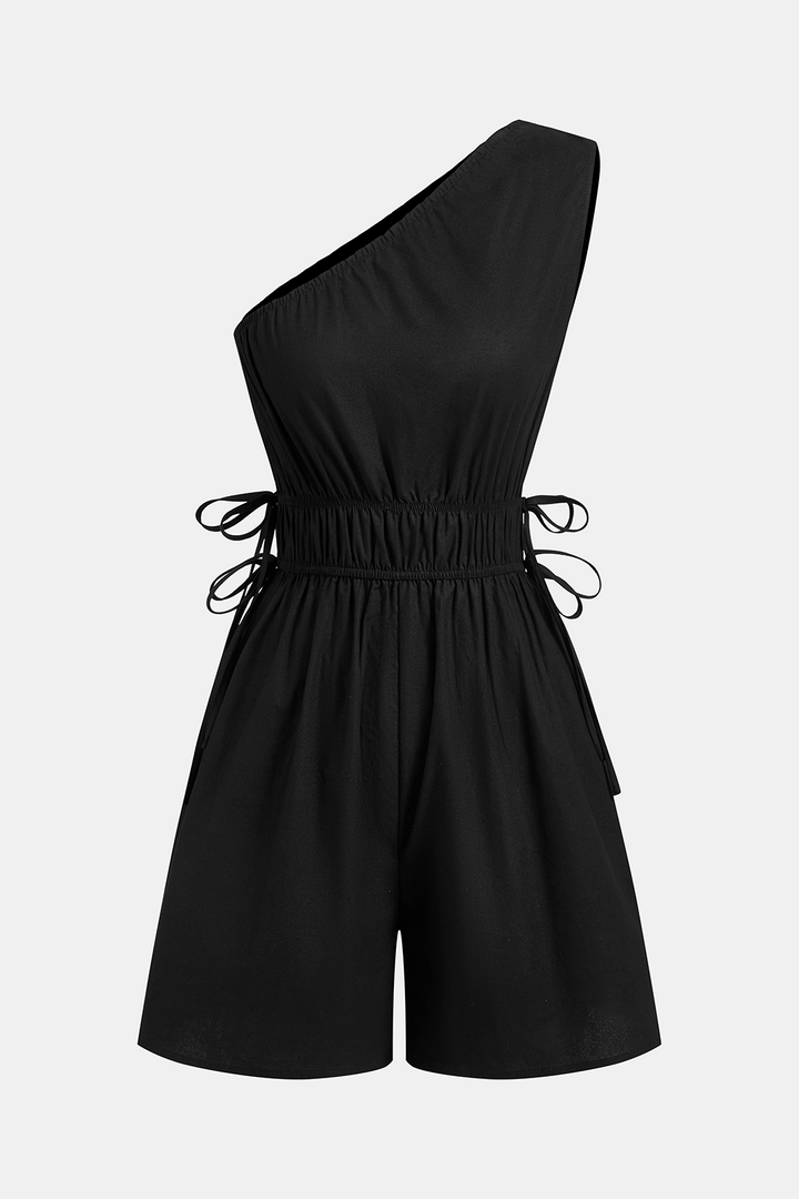 Zara | Krátky bavlnený overal na jedno rameno