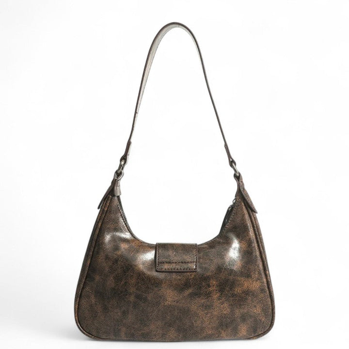 Elegantná vintage kožená kabelka