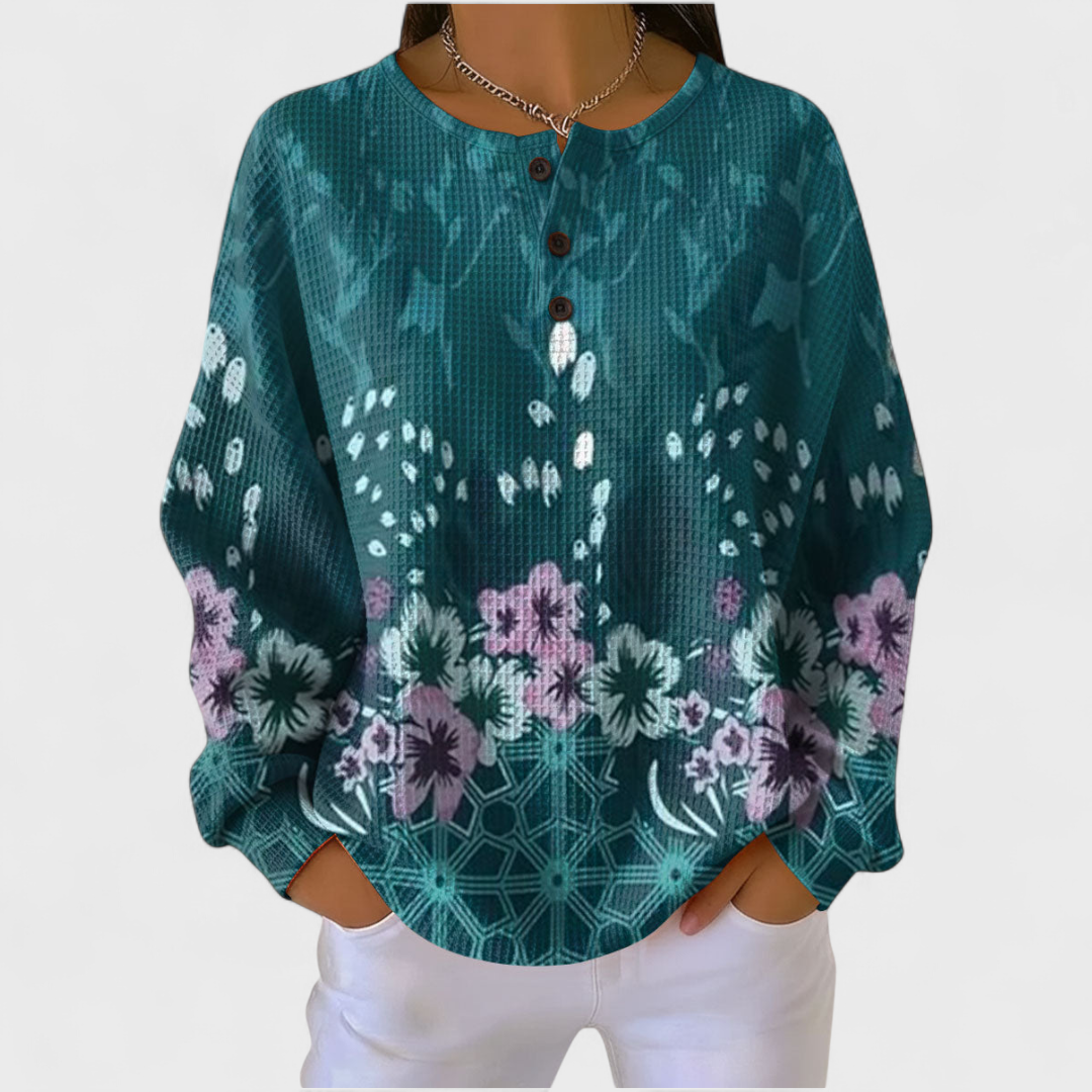 Margit | Pullover mit floralem Design