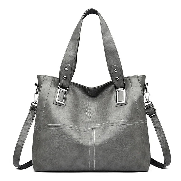 Kožená crossbody tote kabelka