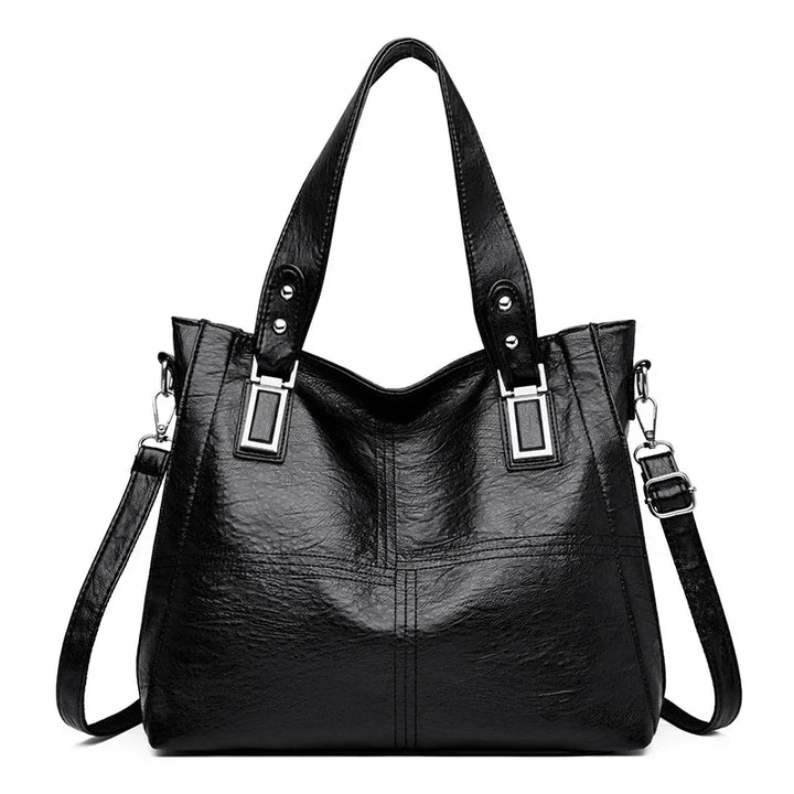 Kožená crossbody tote kabelka