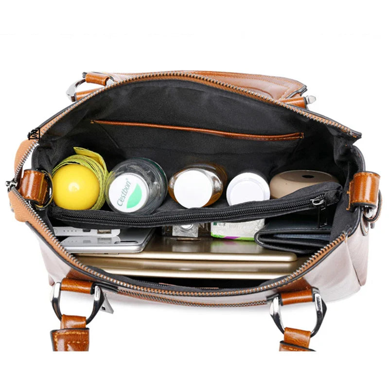 Kožená crossbody kabelka