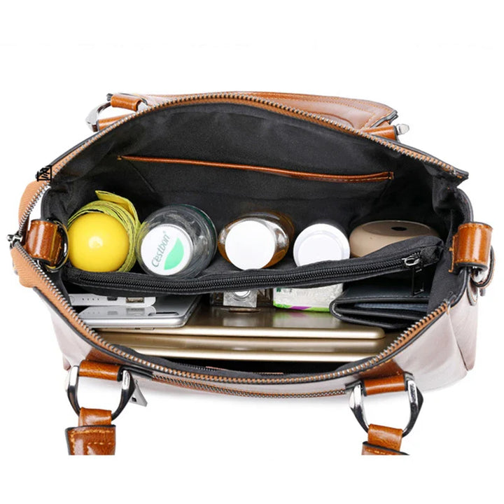 Kožená crossbody kabelka