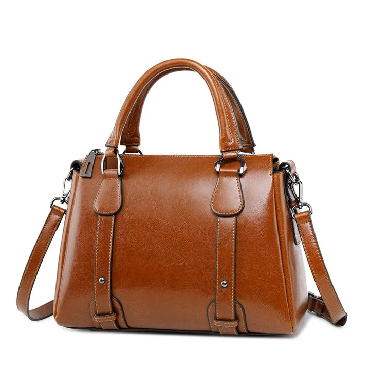 Kožená crossbody kabelka