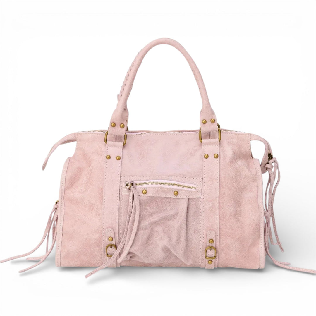 Veľká vintage kožená tote kabelka