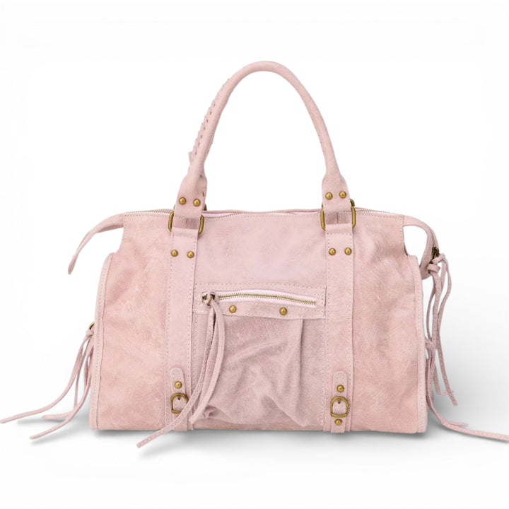 Veľká vintage kožená tote kabelka