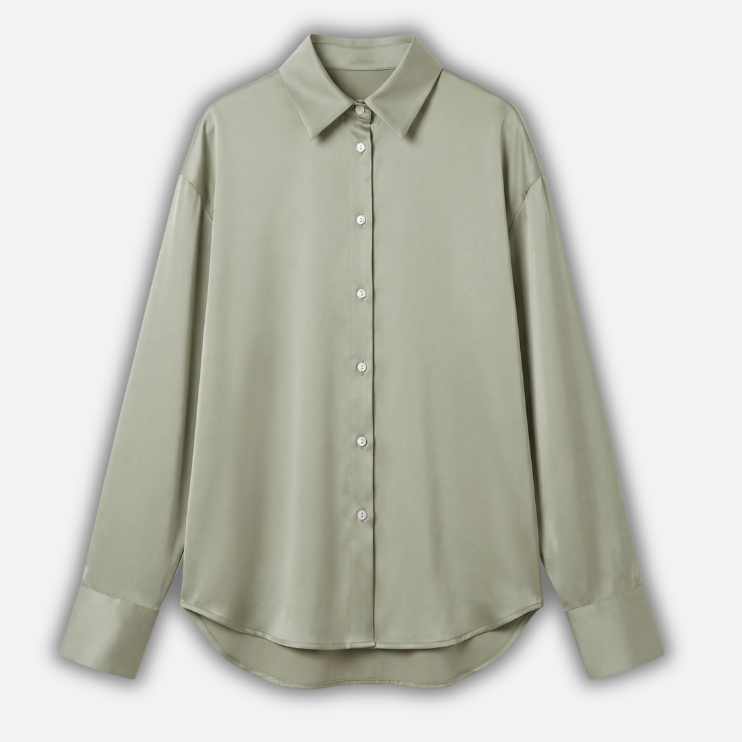 Hodvábna blúzka na gombíky