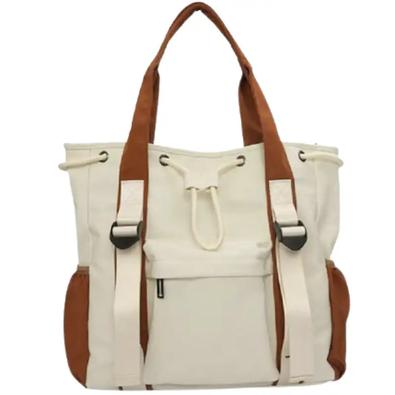 Látková crossbody tote kabelka