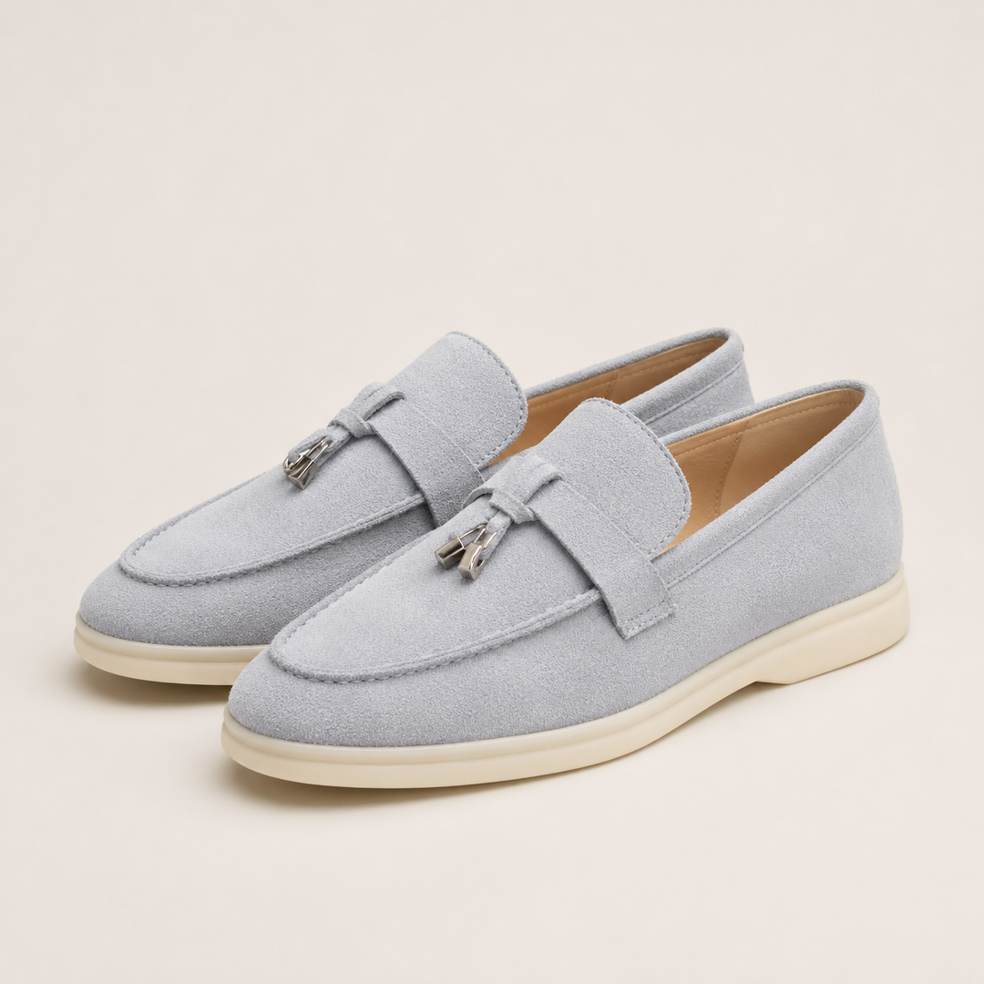 Elegantné loafers s kovovým detailom