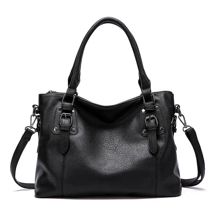 Elegantná kožená crossbody kabelka