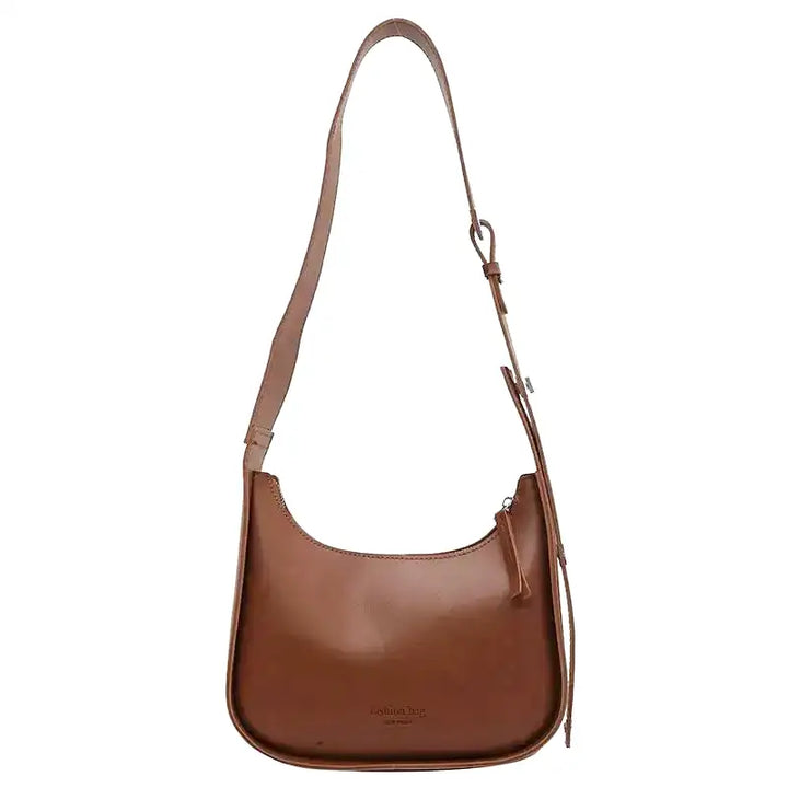 Mäkká kožená crossbody kabelka