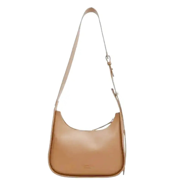 Mäkká kožená crossbody kabelka
