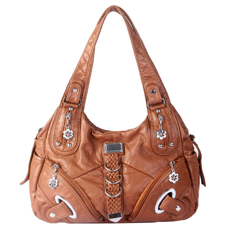 Kožená crossbody kabelka