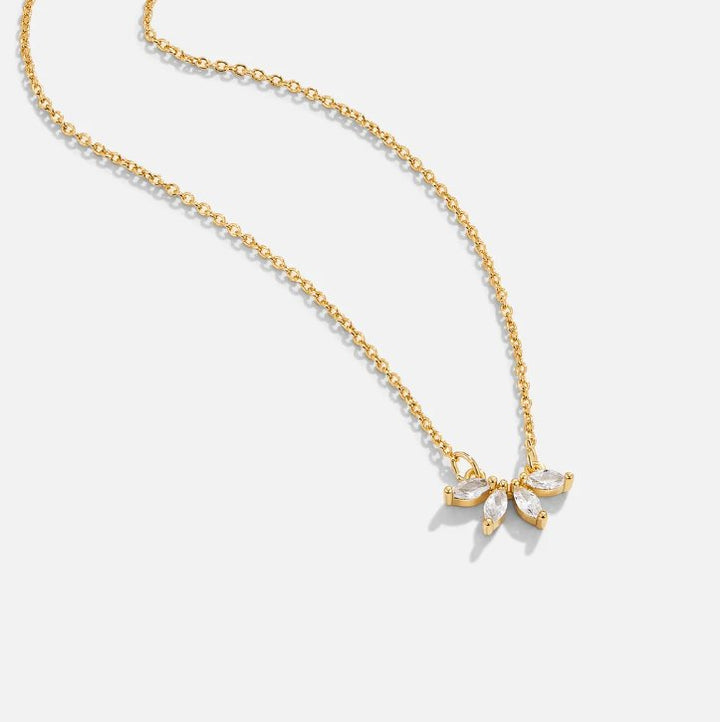 Náhrdelník Tiffany s krištáľovým lístkom